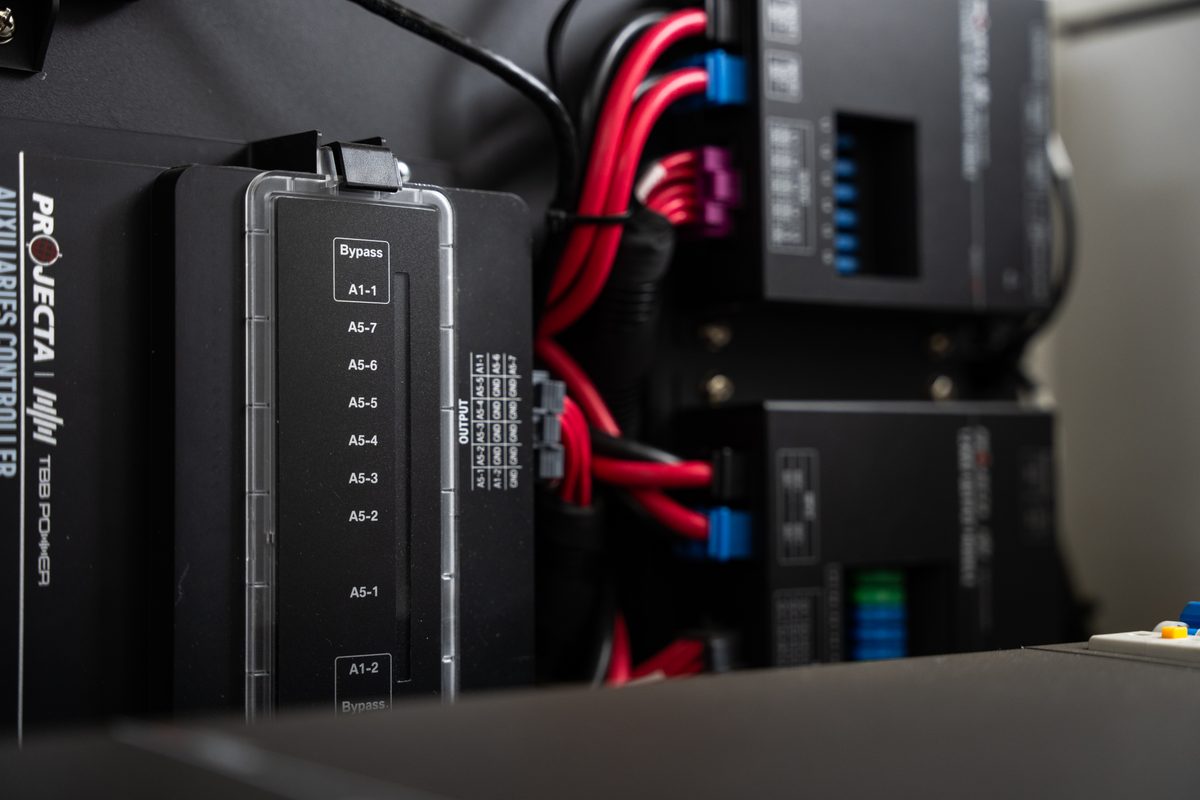 Caravan electrical upgrade work