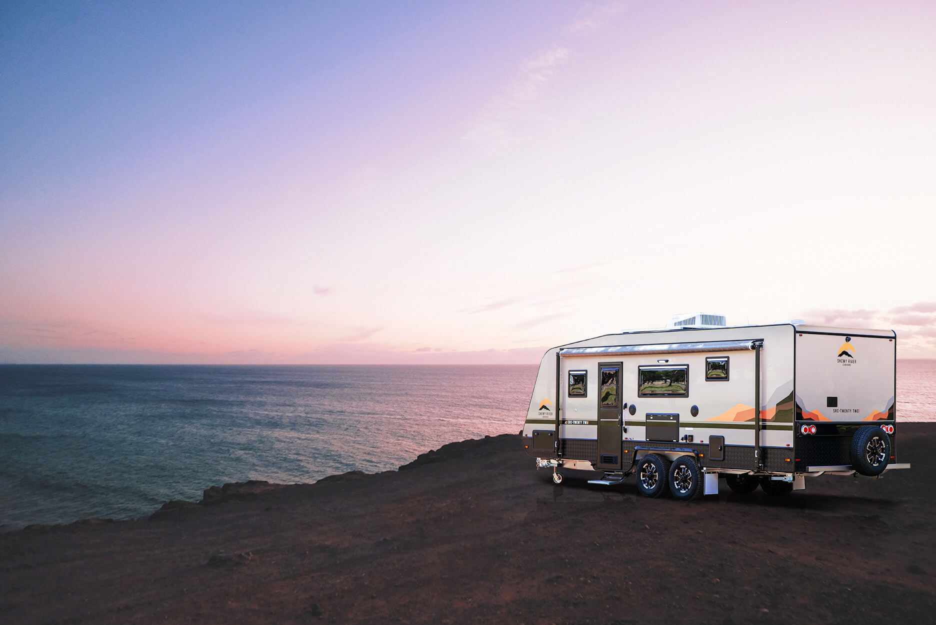 Dario Caravans yard and workshop